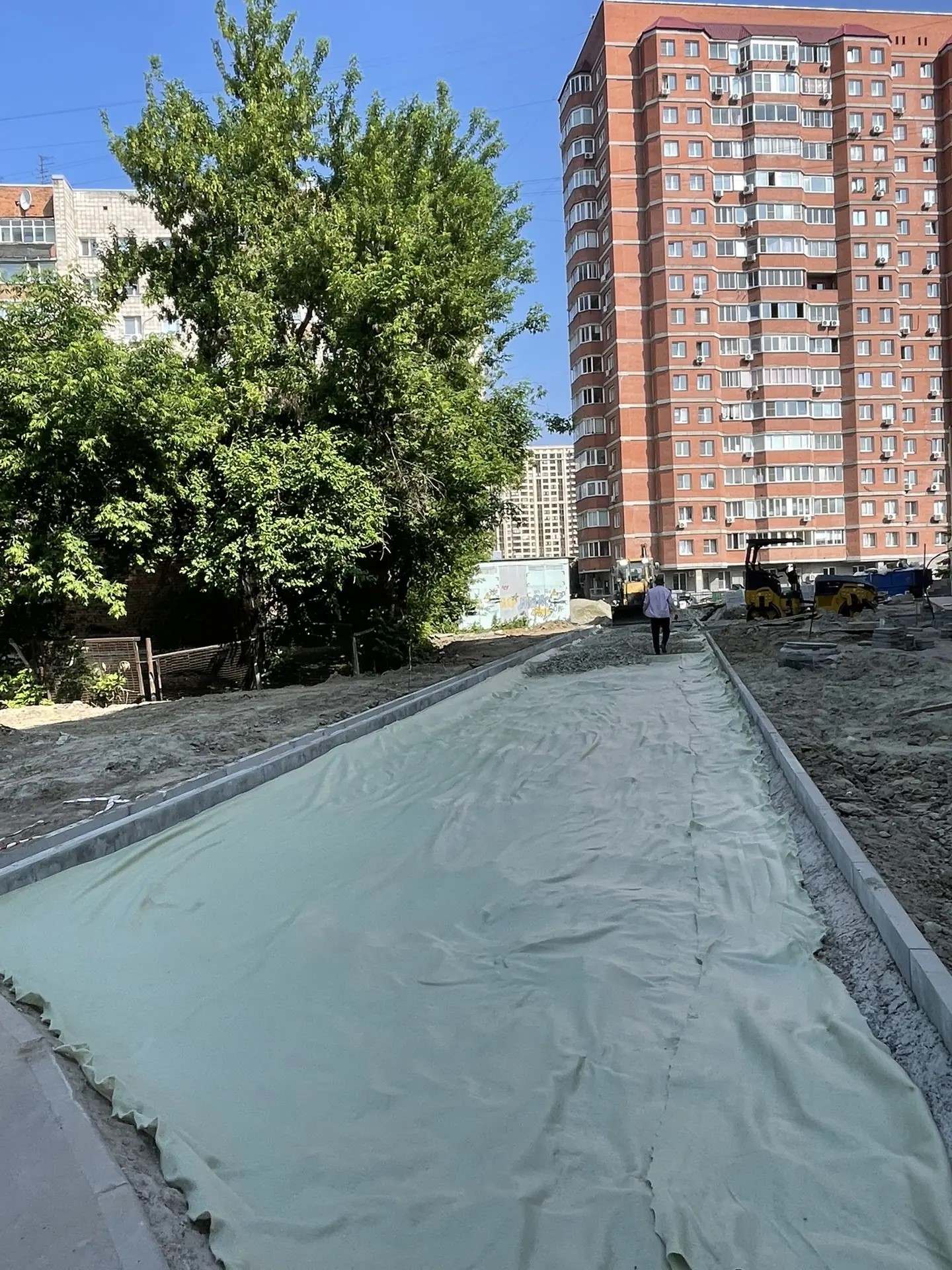 Выкладка дороги